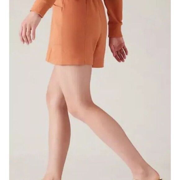 Athleta Shorts 587418 Women Sz 1X Burnt Orange Retroterry Shorts Terrycloth - Picture 10 of 11
